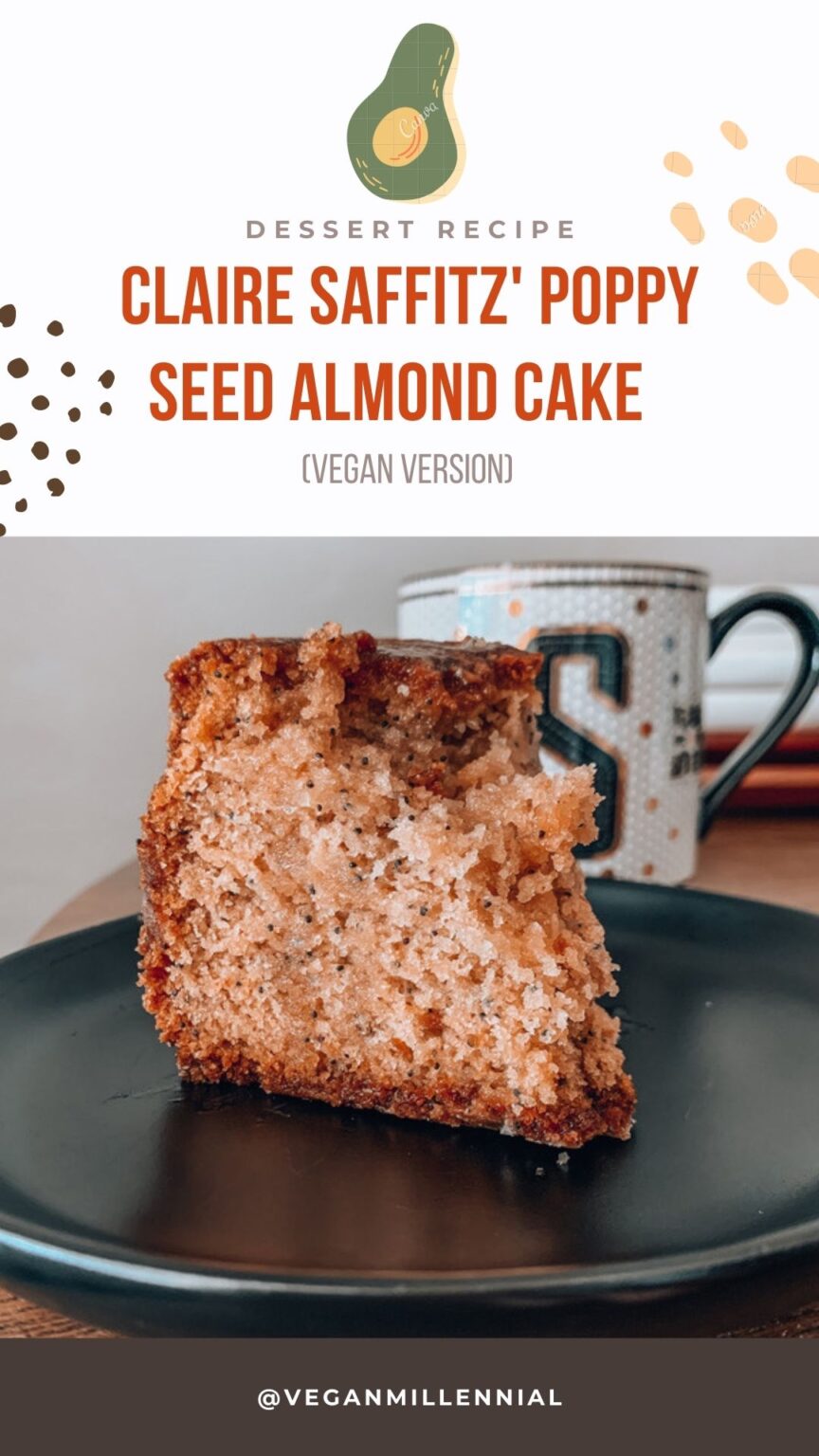 Claire Saffitz’ x Dessert Person Poppy Seed Almond Cake vegan millennial